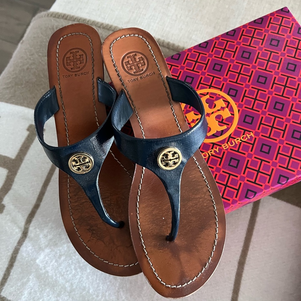 Tory Burch sandal wood wedge